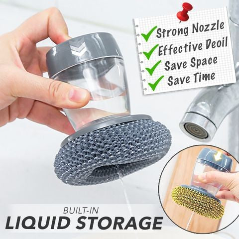 Dish Washing Brush with Storage