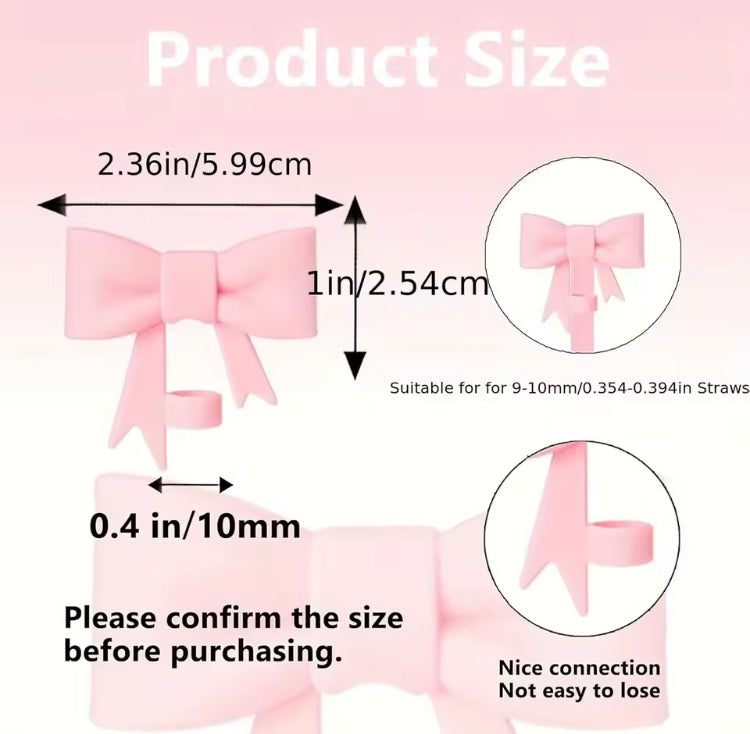 4 Pcs Accesories for Tumbler (Straw cover, Keychain, pearl holder and protector)
