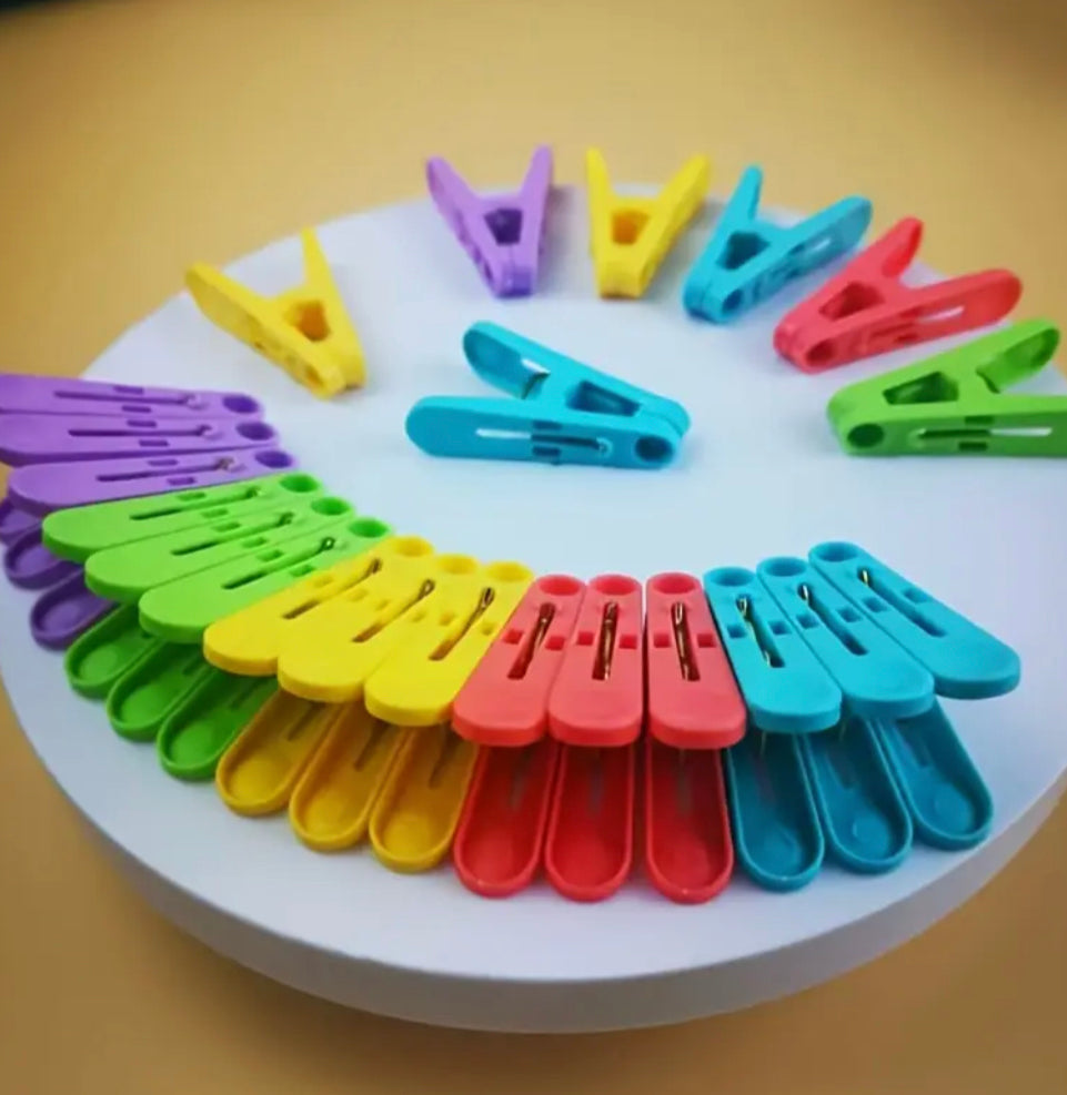 50 Pcs Clothespin Clips