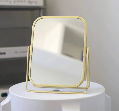 New Golden Vanity Makeup Mirror with Metal Stand