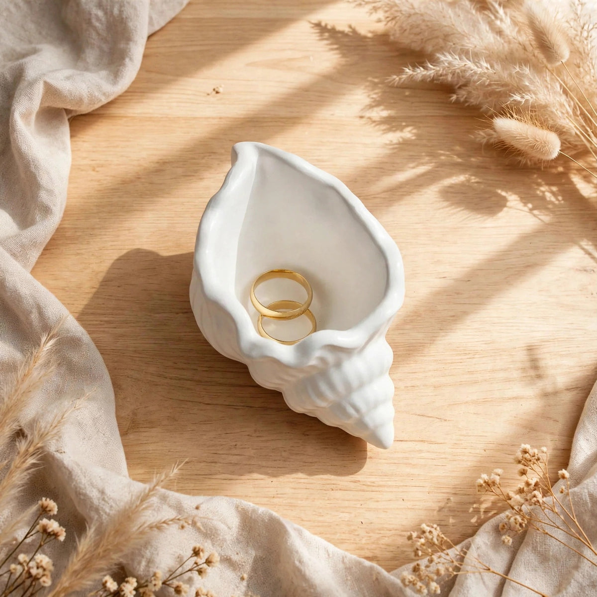 Sea Shell Ceramic Jewellery Trinket Tray