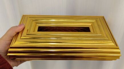 Fancy Golden lining Tissue Box For Home And Office Tables