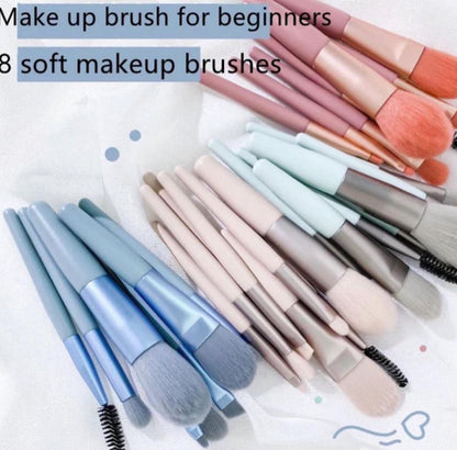 8 pcs Mini Makeup Brushes Set