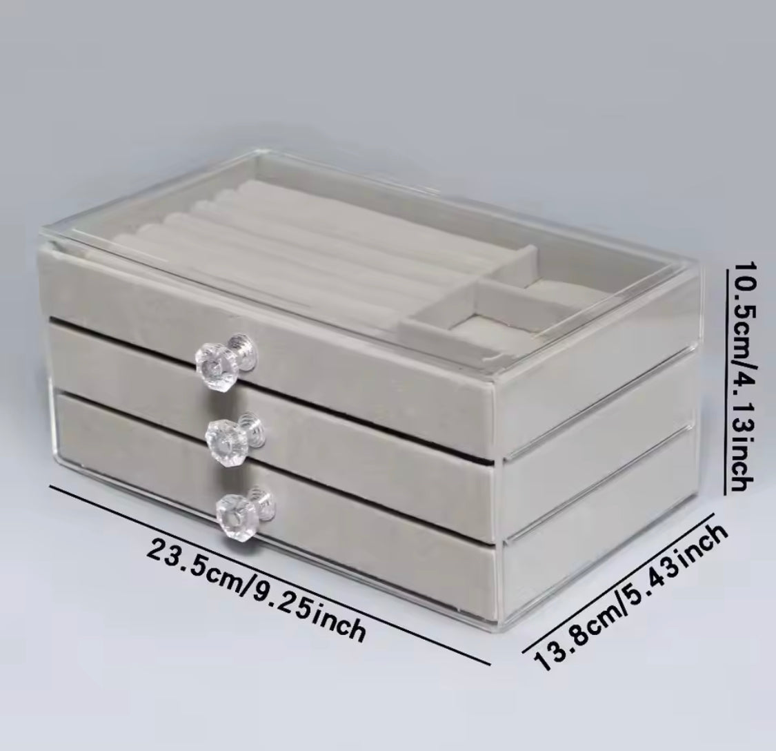 3 Layer Acrylic Jewellery Box