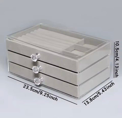 3 Layer Acrylic Jewellery Box