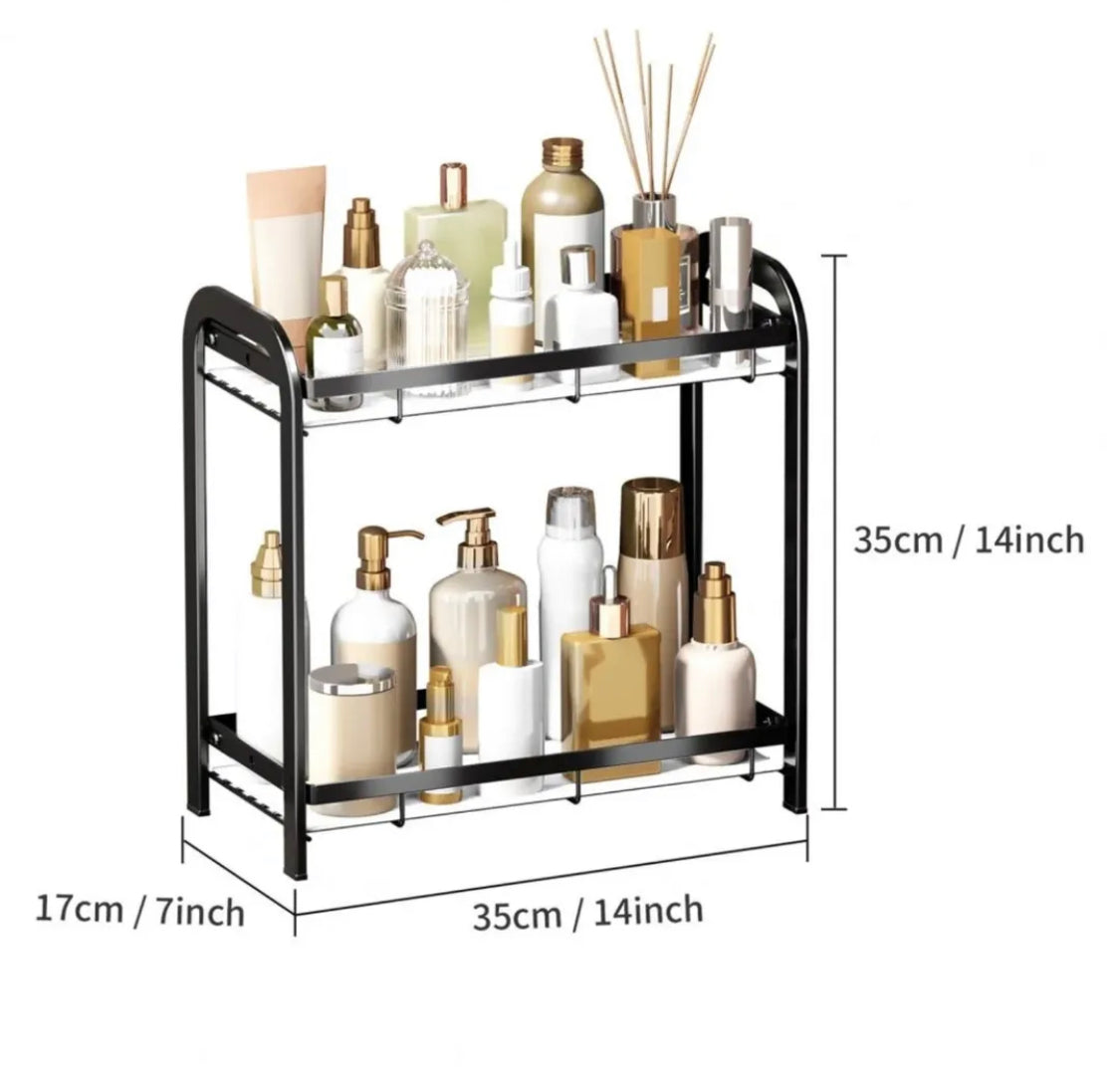 2 Layer Iron Storage Rack