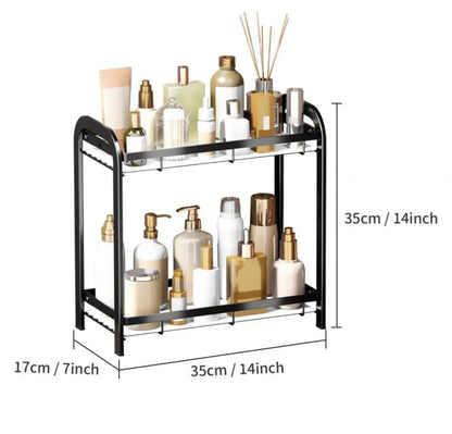 2 Layer Iron Storage Rack