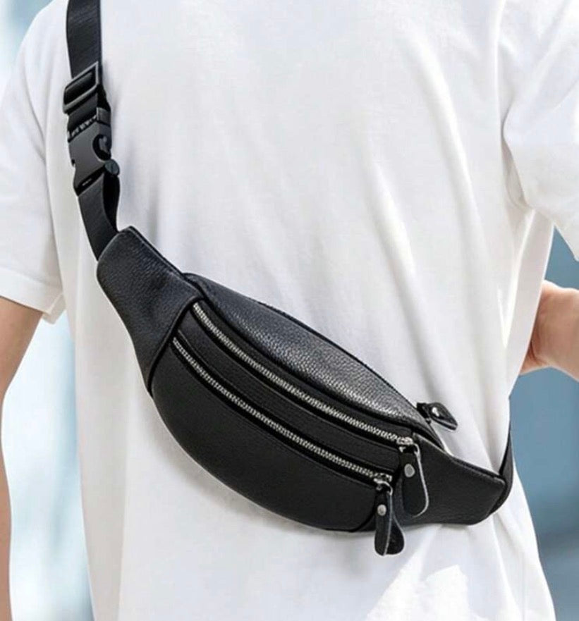 Mens Travel Crossbody Waist Bag