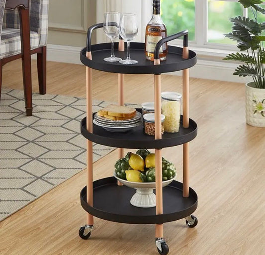 3 Layer Multipurpose Kitchen Storage Trolley