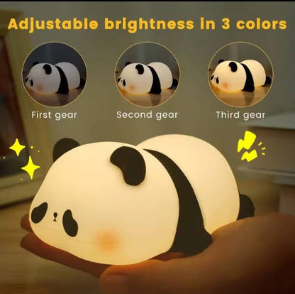 Rechargeable Silicone Panda Night Lamp