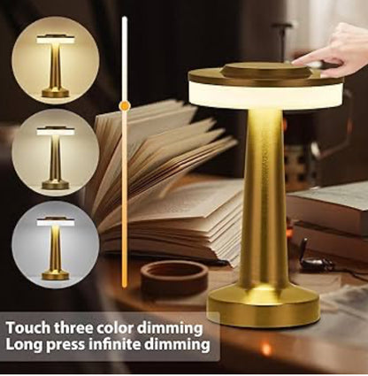 Full Metal Body Unique Design Night Touch Lamp 3Modes Light Best Quality