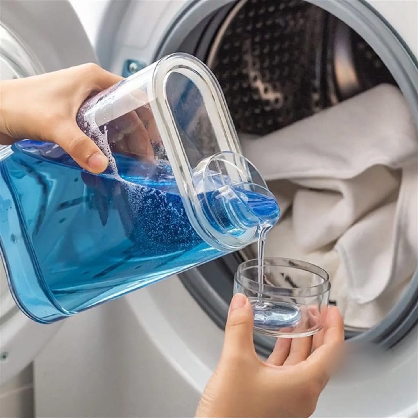 Laundry Detergent Dispenser with Handle