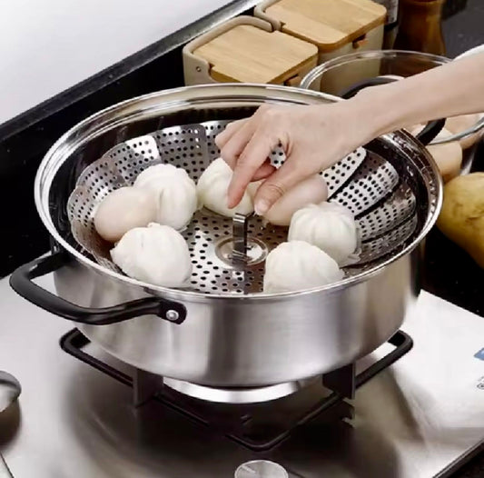 Foldable Steel Food Steamer