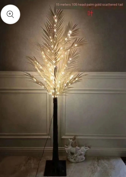 LED Light Brown Coconut Tree - Waterproof for Home Decoration