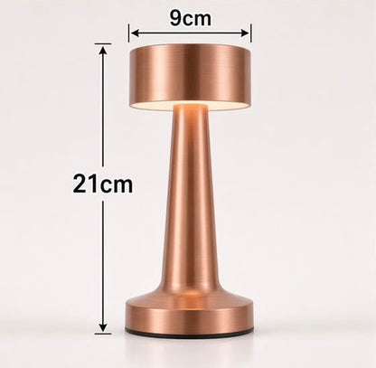 Rechargeable 3 Modes Metal Touch Lamp