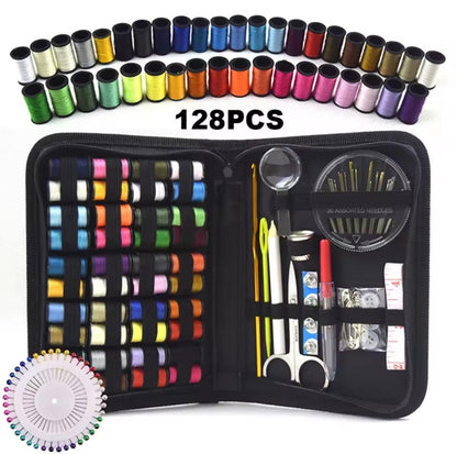 128 Pcs Sewing Kit with Bag
