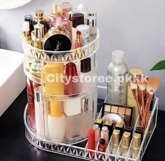 Acrylic Rotating Makeup Organizer