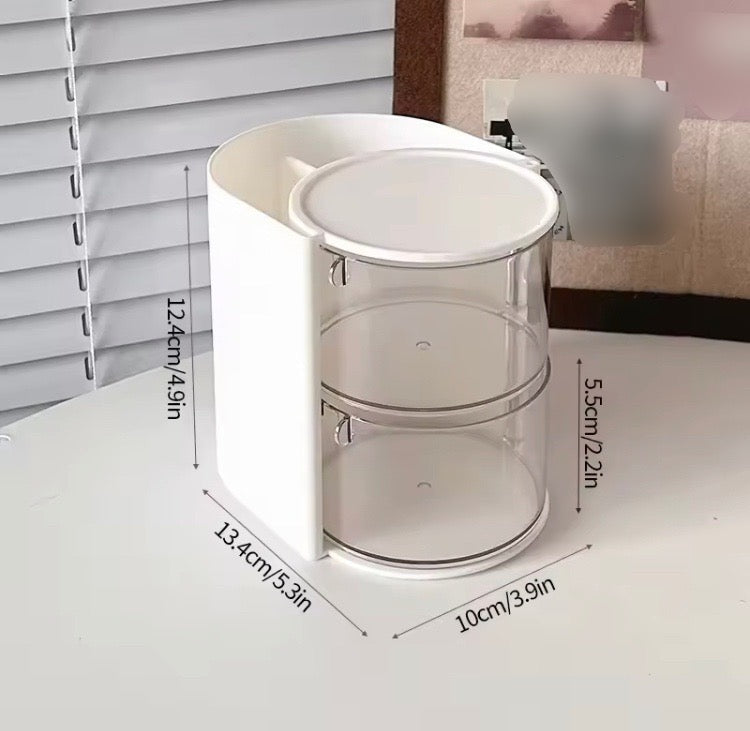 Dustproof Organizer with Brush Holder