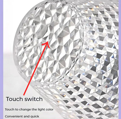 Touch Acrylic Lamp with 3 Light Modes