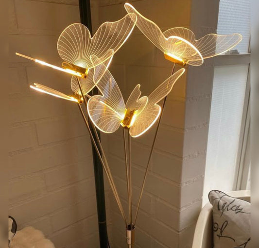 5ft Led Light Butterfly Floor Lamp