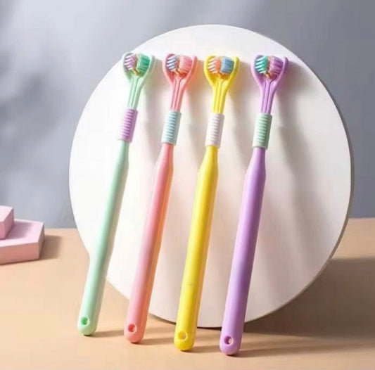 3 Sided Soft Bristles Cleaning Teeth Brush