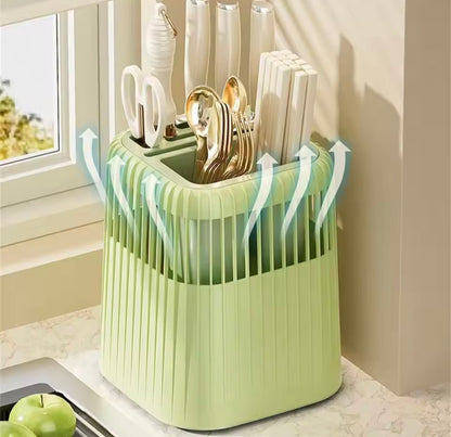Multifunctional Rotating Cutlery Holder