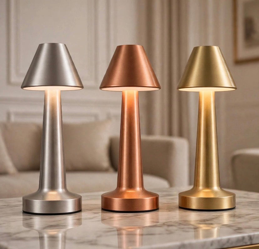 Rechargeable 3 Modes Metal Touch Lamp