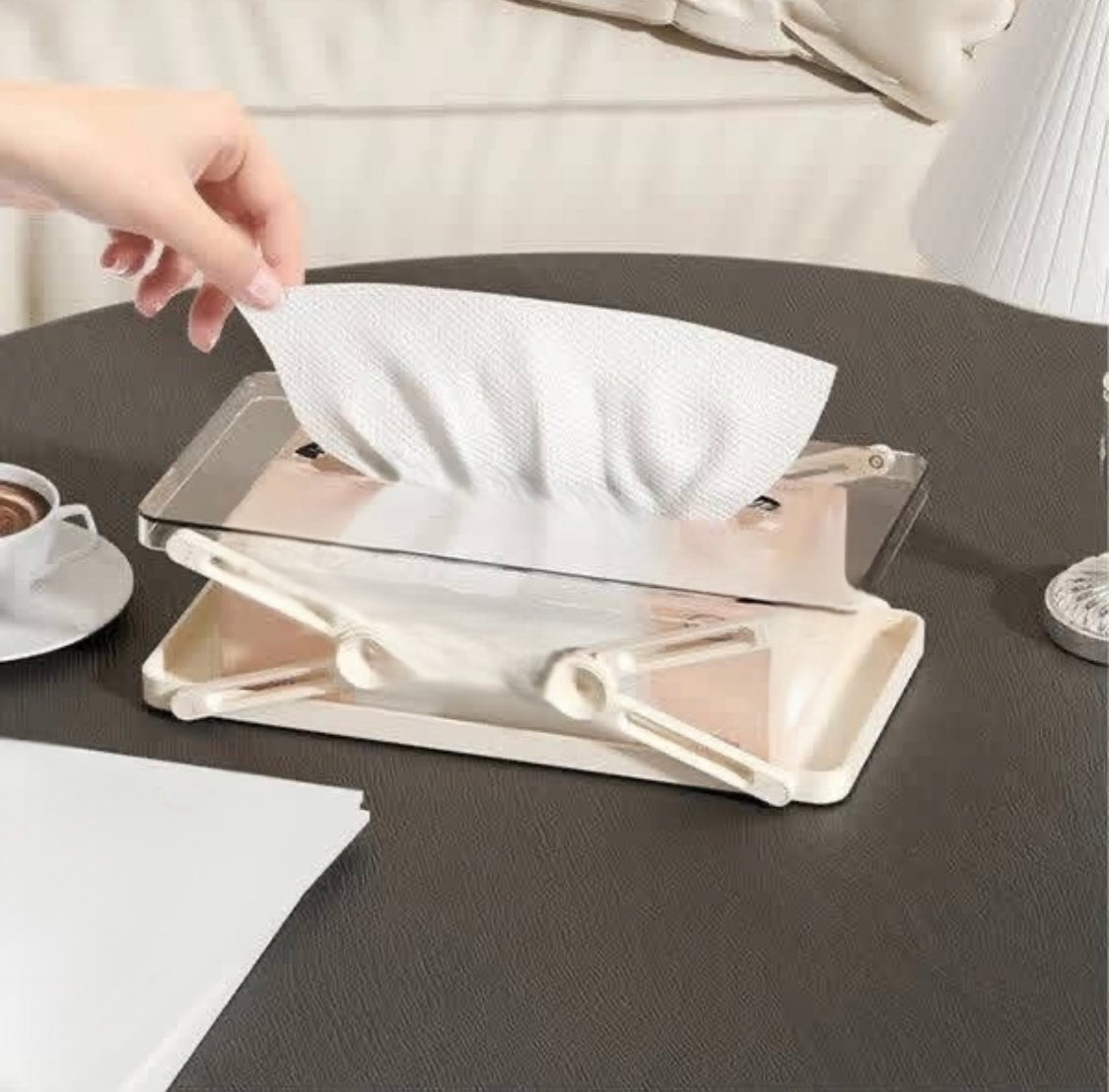 Acrylic Extendable Tissue Box