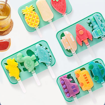 Silicone Icecream Mould for Kids (Random shapes)