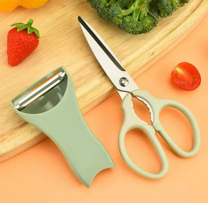 2 in 1 Peeler and Scissor Set