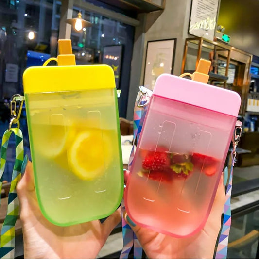 300ml Popsicle Shape Water Sipper Bottle