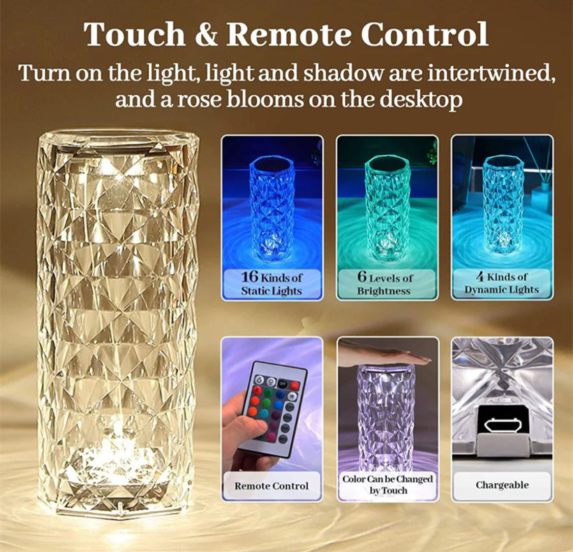 16 Colours Changeable Lamp with Remote Control