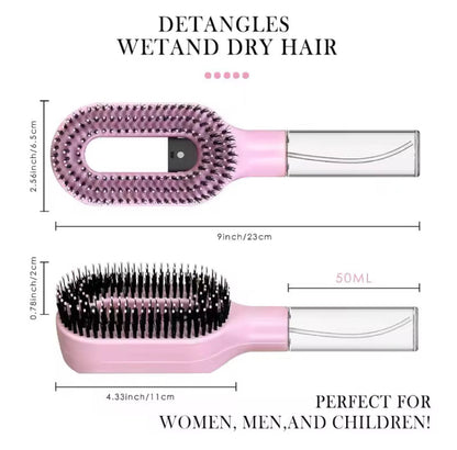 2 in 1 Water Spray Hair Comb Brush