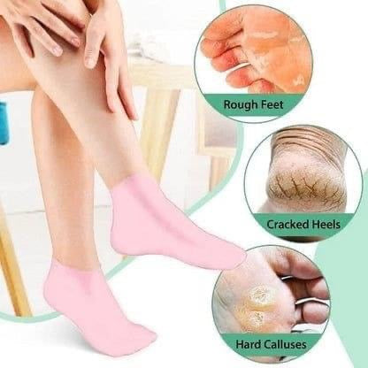 Silicone Moisturizing Gel Socks