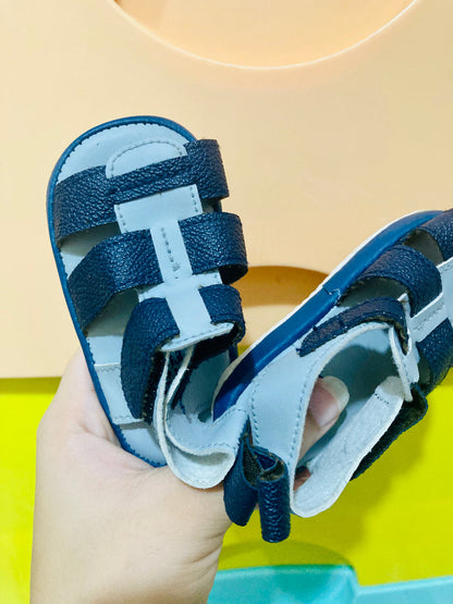 Blue and Grey Sandals for Boy