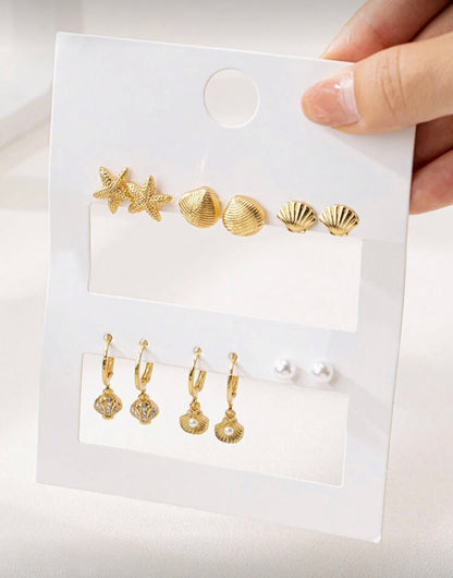 Pack of 6 Pairs Earrings Gift Set