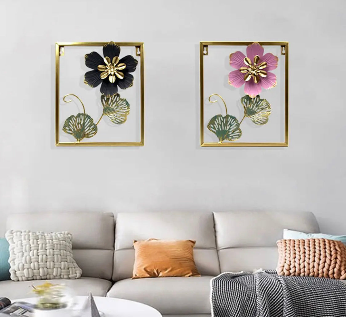 1 Pc Nordic Golden Leaf Wall Motifs For Wall & Home Decoration