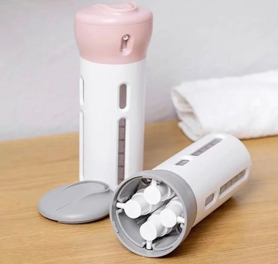 4 In 1 Travel Bottle Perfume,Shampoo,Conditioner & Lotion Liquid