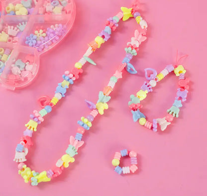 Butterfly and Bear Kids DIY Handmade Beads Set