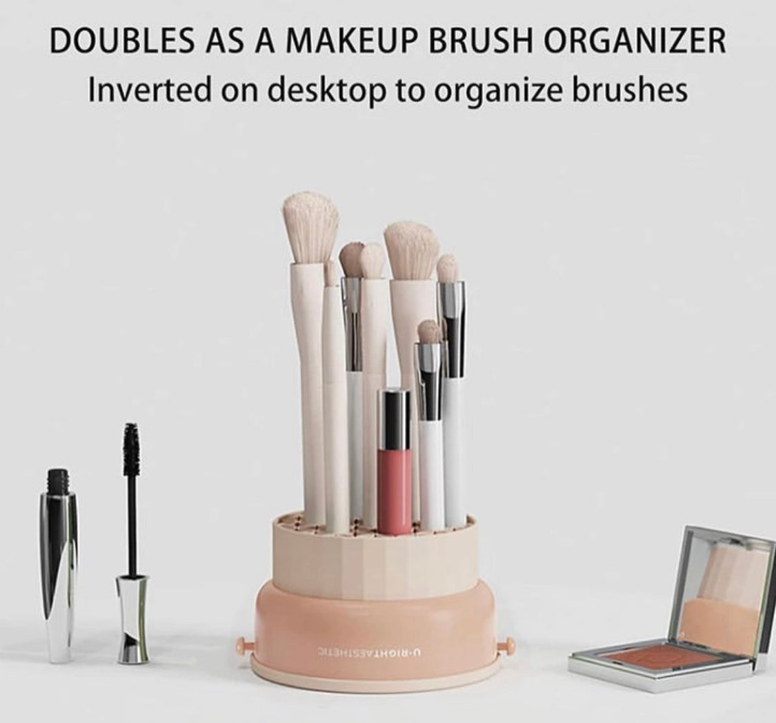 2 in 1 Makeup Brushes Cleaning And Dry Basket Holder