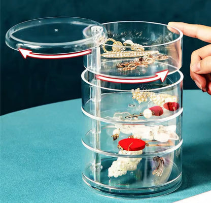 Acrylic Rotation Jewellery Organizer