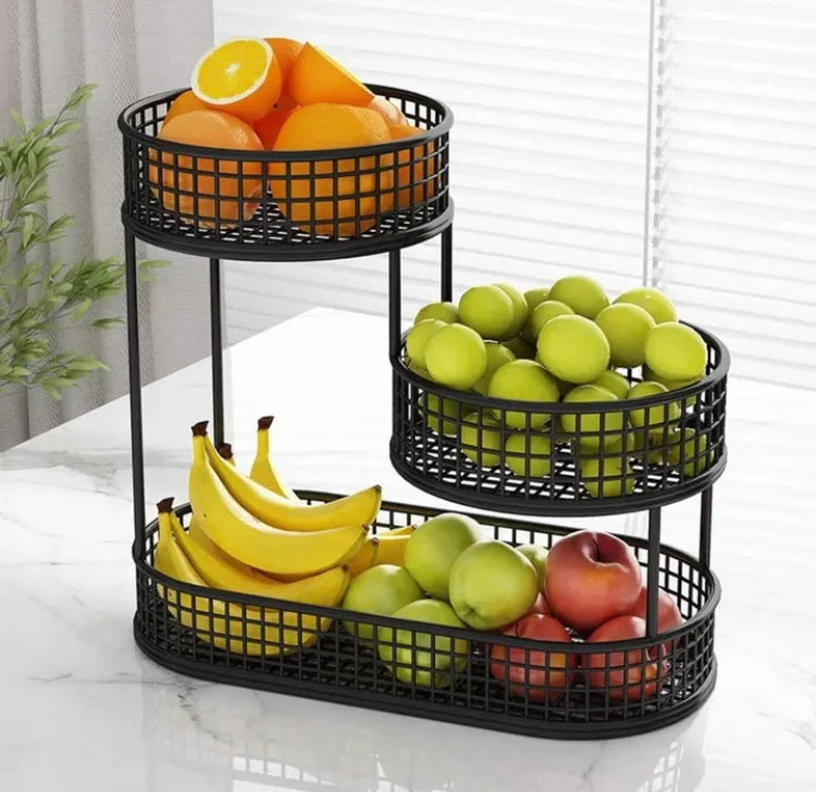 Large Capacity Iron Fruit Basket