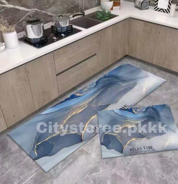 2 Pc Bathroom Floor Mat