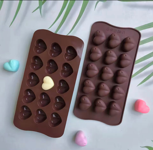 Heart Shape Chocolate Silicone Mould