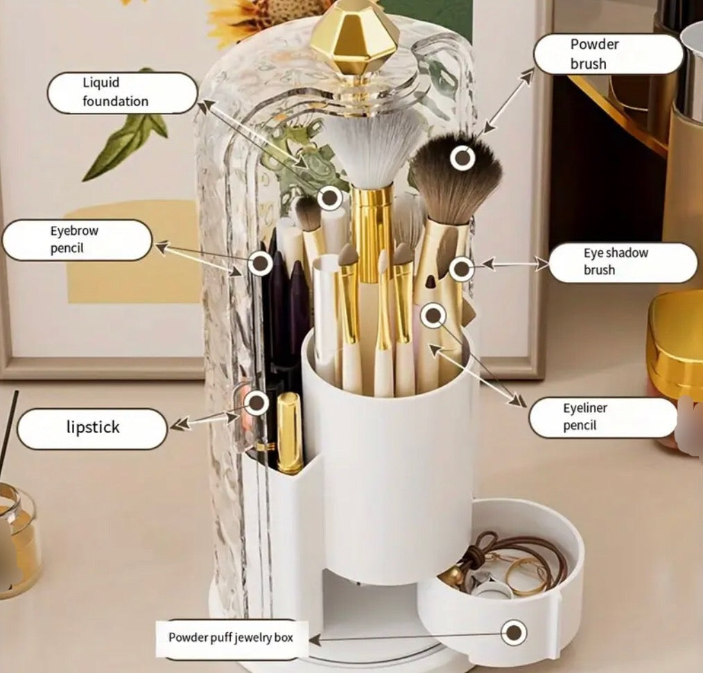 Dustproof Rotating Brush Holder