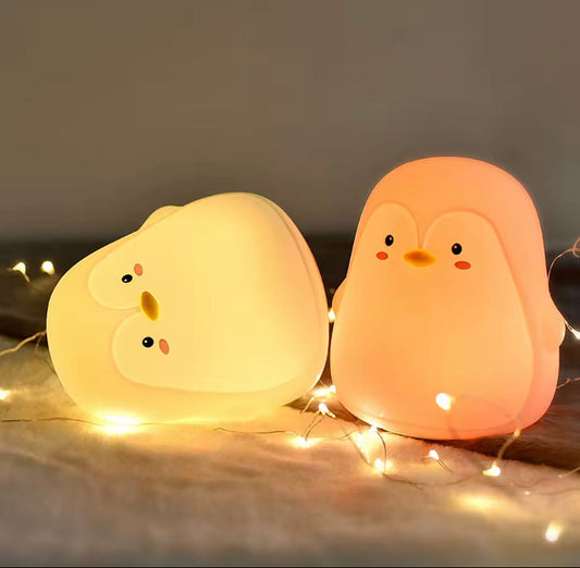 7 Colours Penguin Led Night Lamp