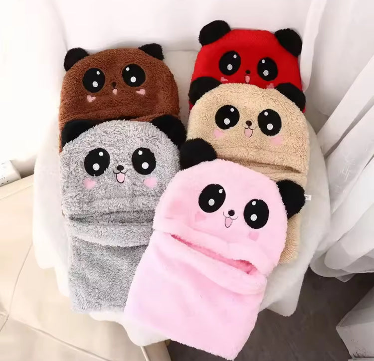 Warm Winter Caps with Muffler for Kids