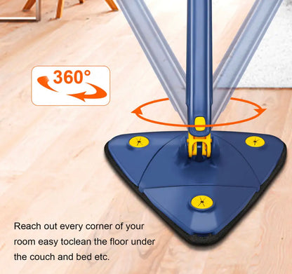 360 Rotation Triangle Dry & Wet Cleaning Mop