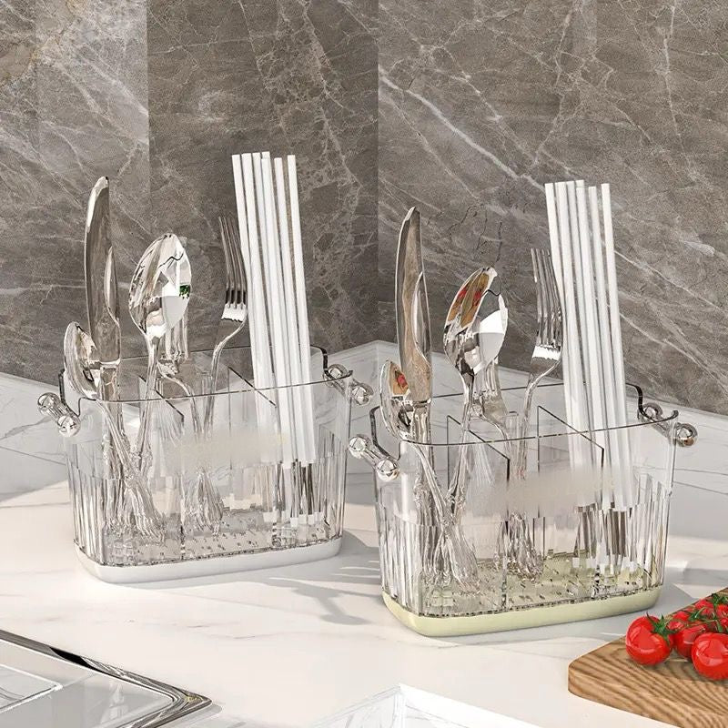 Acrylic Cutlery Spoons Holder