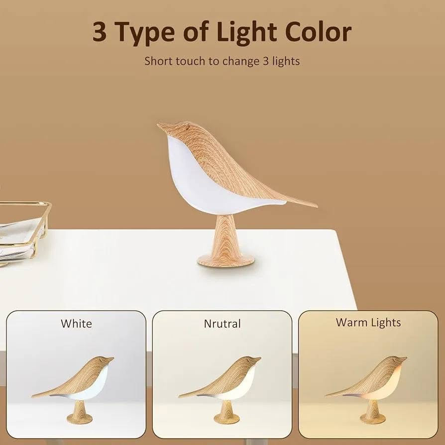 3 Lights Bird Touch Sensor Lamp